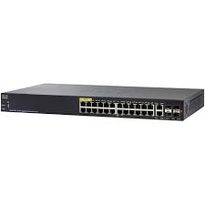 Cisco Switch 24 Port Gigabit Managed L3 , PoE+ (195W) 4x SFP / SG350-28P