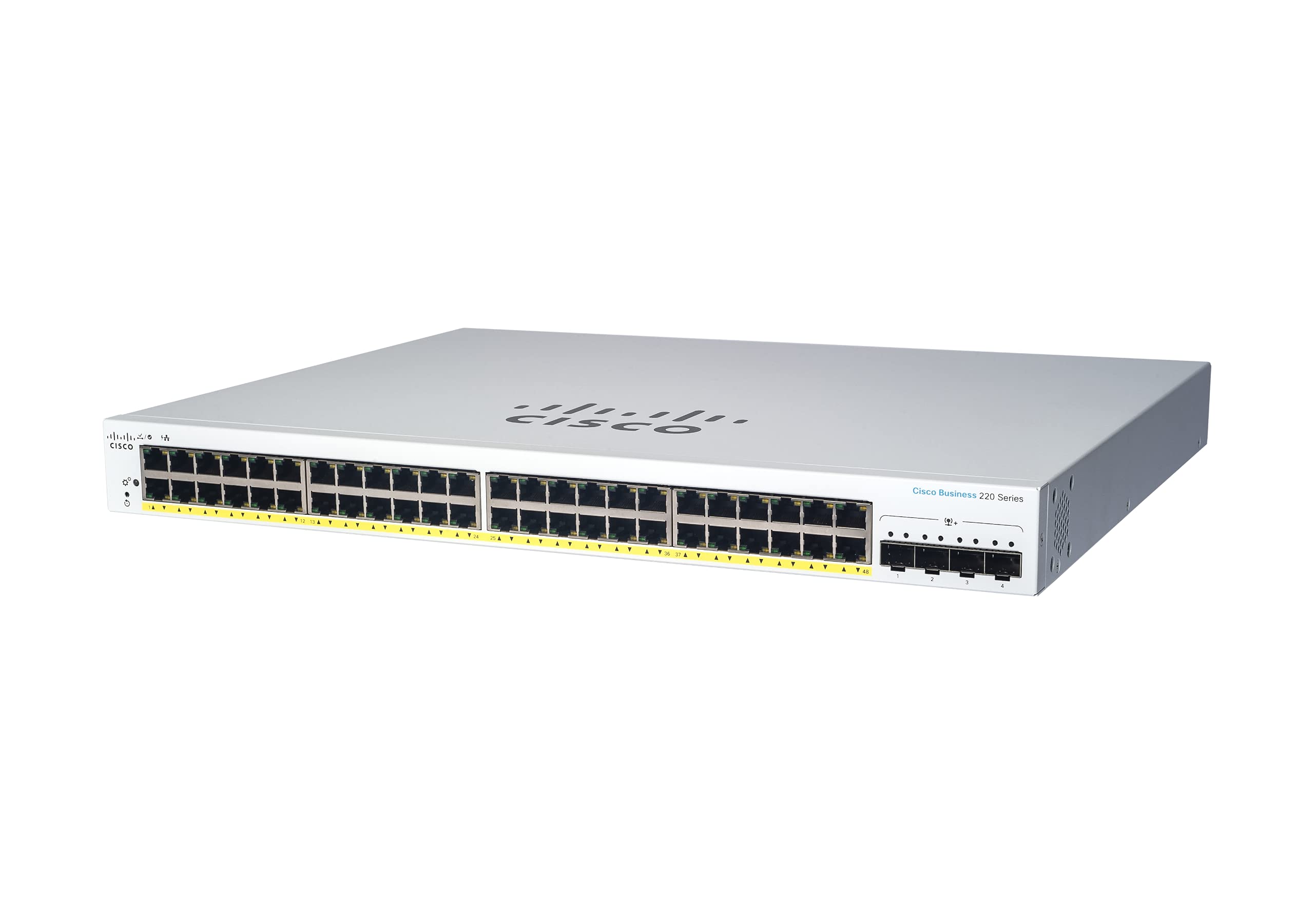 Cisco Switch 48 Port Giga , Smart, 4x SFP 1GE, \ CBS220-48T-4G