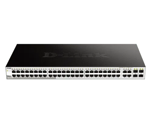 D-Link Switch 48 Port 10\100 Smart, 4x SFP 1G \ DES-1210-52