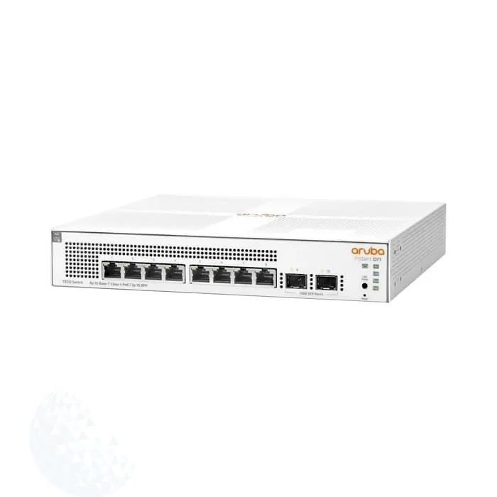 Aruba Switch Hp 8 Port Gigabit, smart managed, 2x SFP 1G, 1930 8G, ( 124W ) \ JL681A