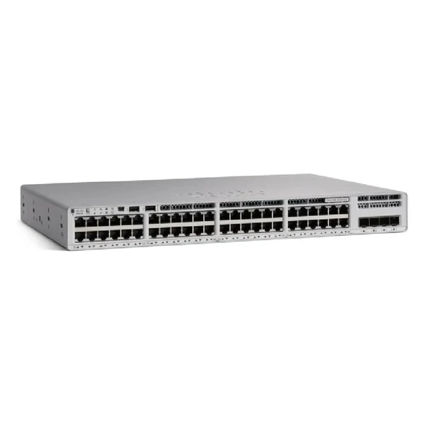 Cisco Switch Catalyst 48 Port Giga Poe+ (740W) , 4x10G uplink / C9200L-48P-4X