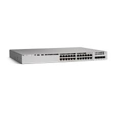 Cisco Switch Catalyst 24 Port Giga Poe+ (370W) , 4x10G uplink / C9200L-24P-4X