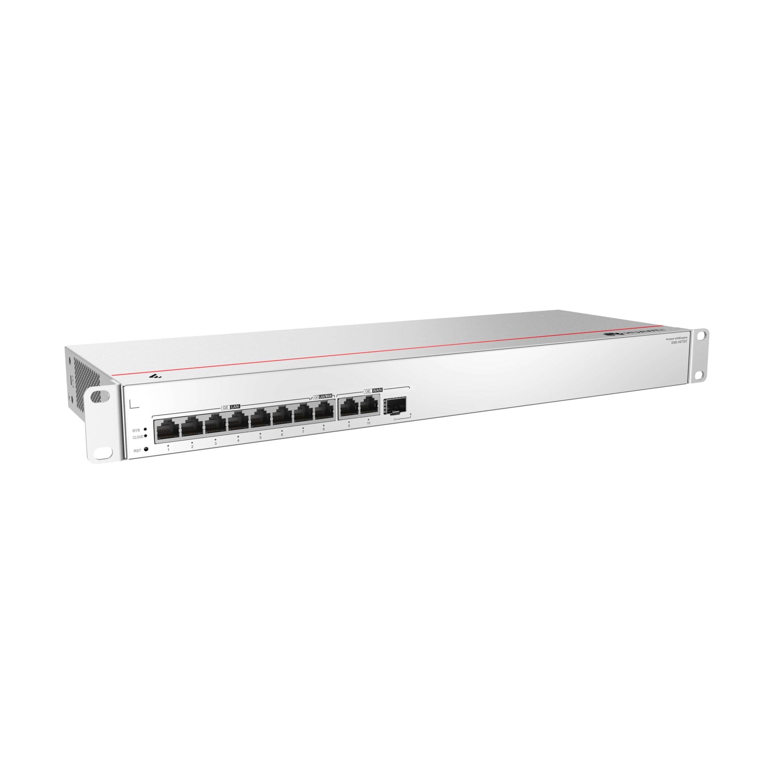 Huawei EKIT Multi-Service Gateway 2 x G WAN, 1XG SFP WAN, 8 x G LAN, up to 500 Users \ S380-H8T3ST
