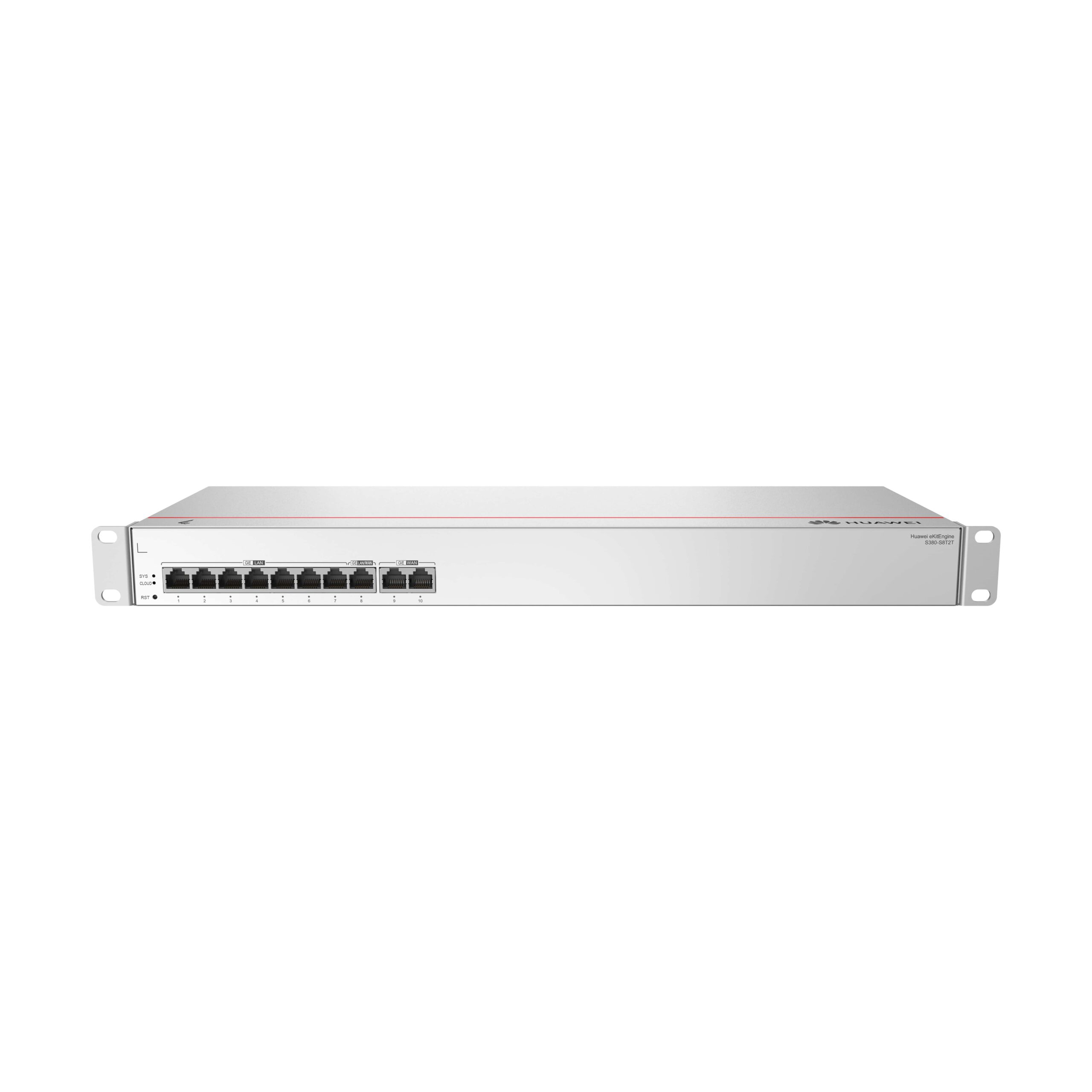 Huawei EKIT Multi-Service Gateway , 2 X G WAN, 8 X G LAN, up to 250 users \ S380-S8T2T