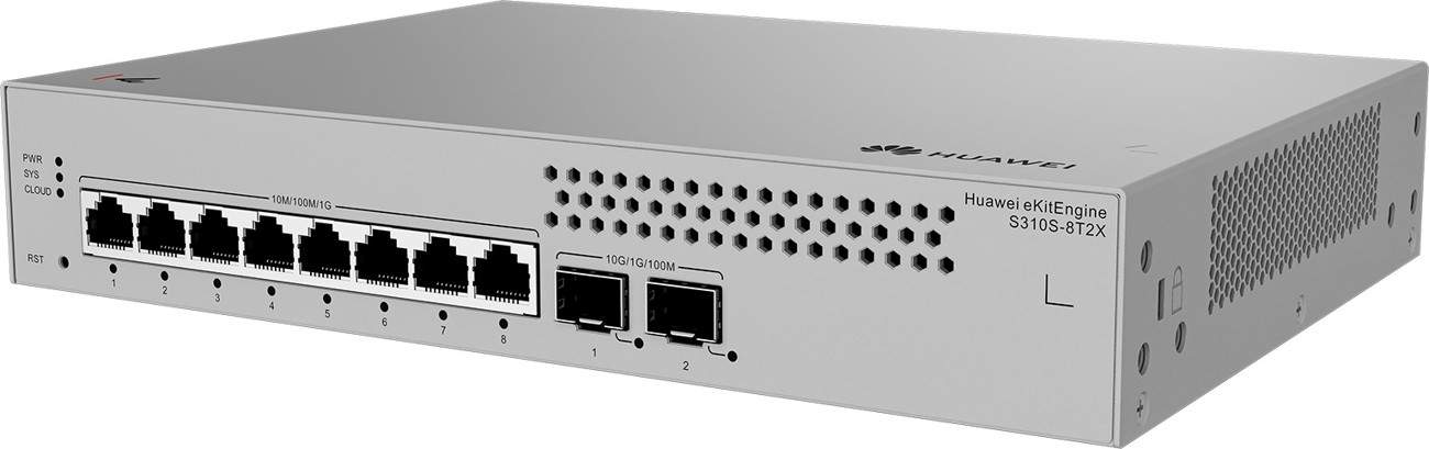 Huawei Switch Ekit 8 Port Gigabit , Managed , 2 X 1G SFP \ S310S-8T2X