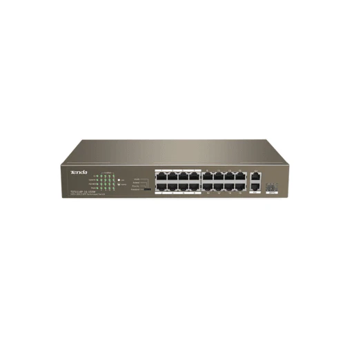 Tenda Switch, 18-Port Gigabit PoE, 150W \ TEF1118P-16-150W